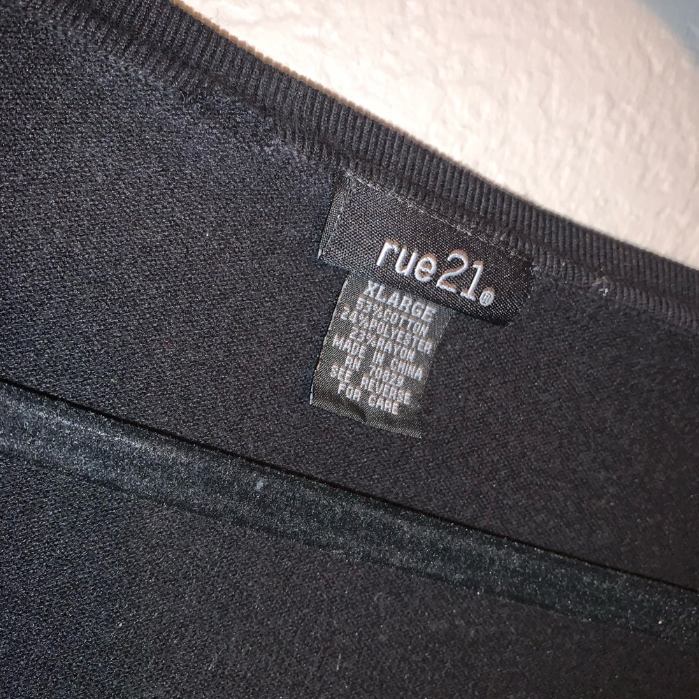 RUE 21 BLACK CARDIGAN | XL